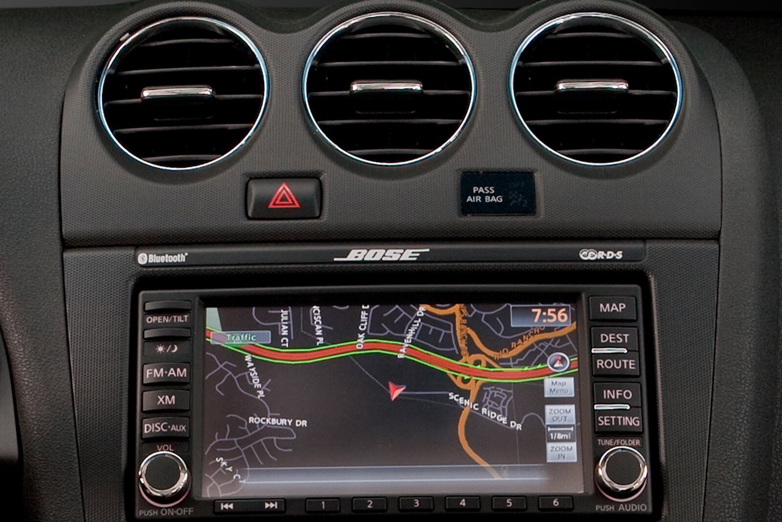 2010 Nissan Altima interior NAVSYS