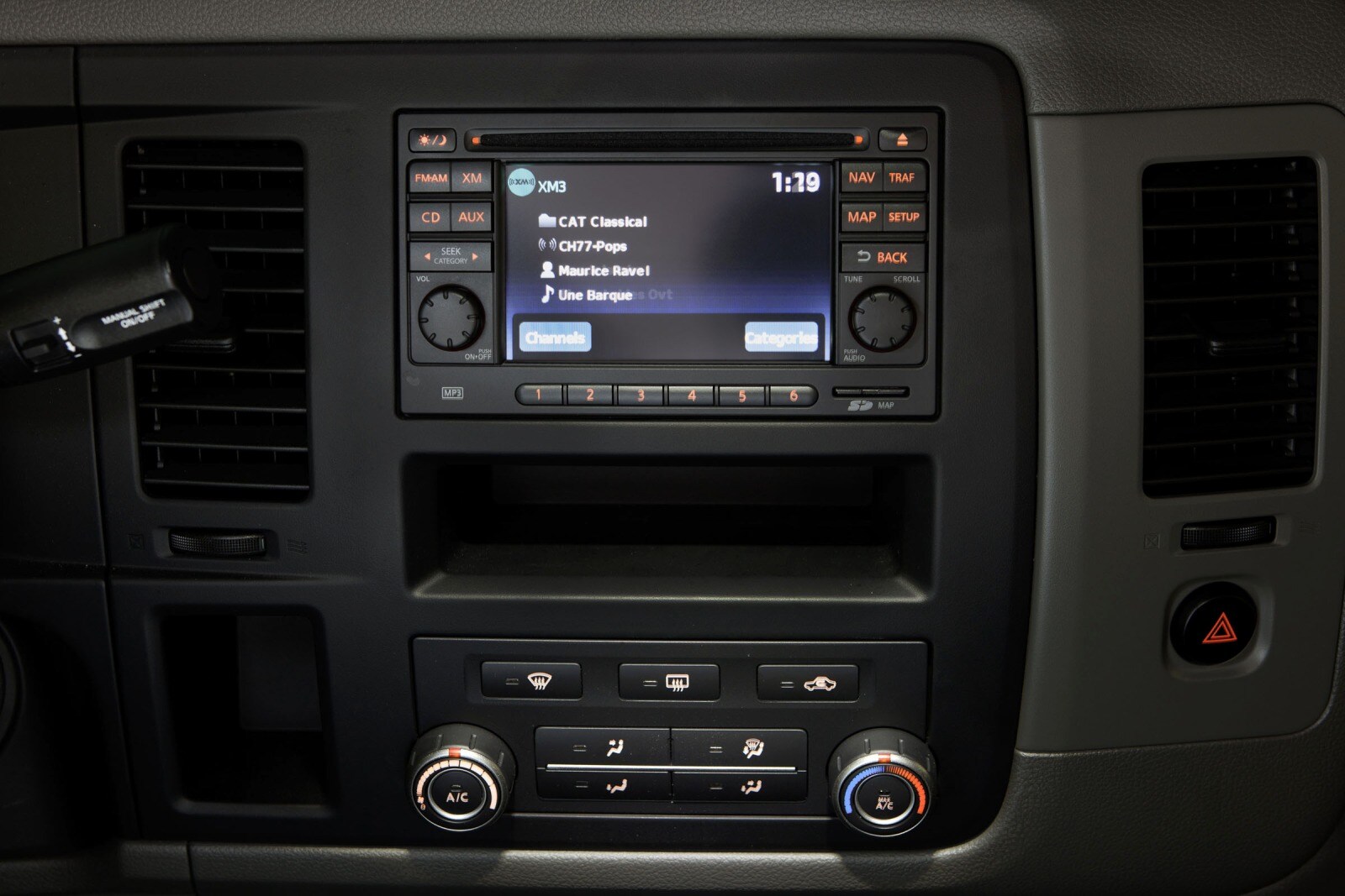 2016 Nissan Nv interior NAVSYS