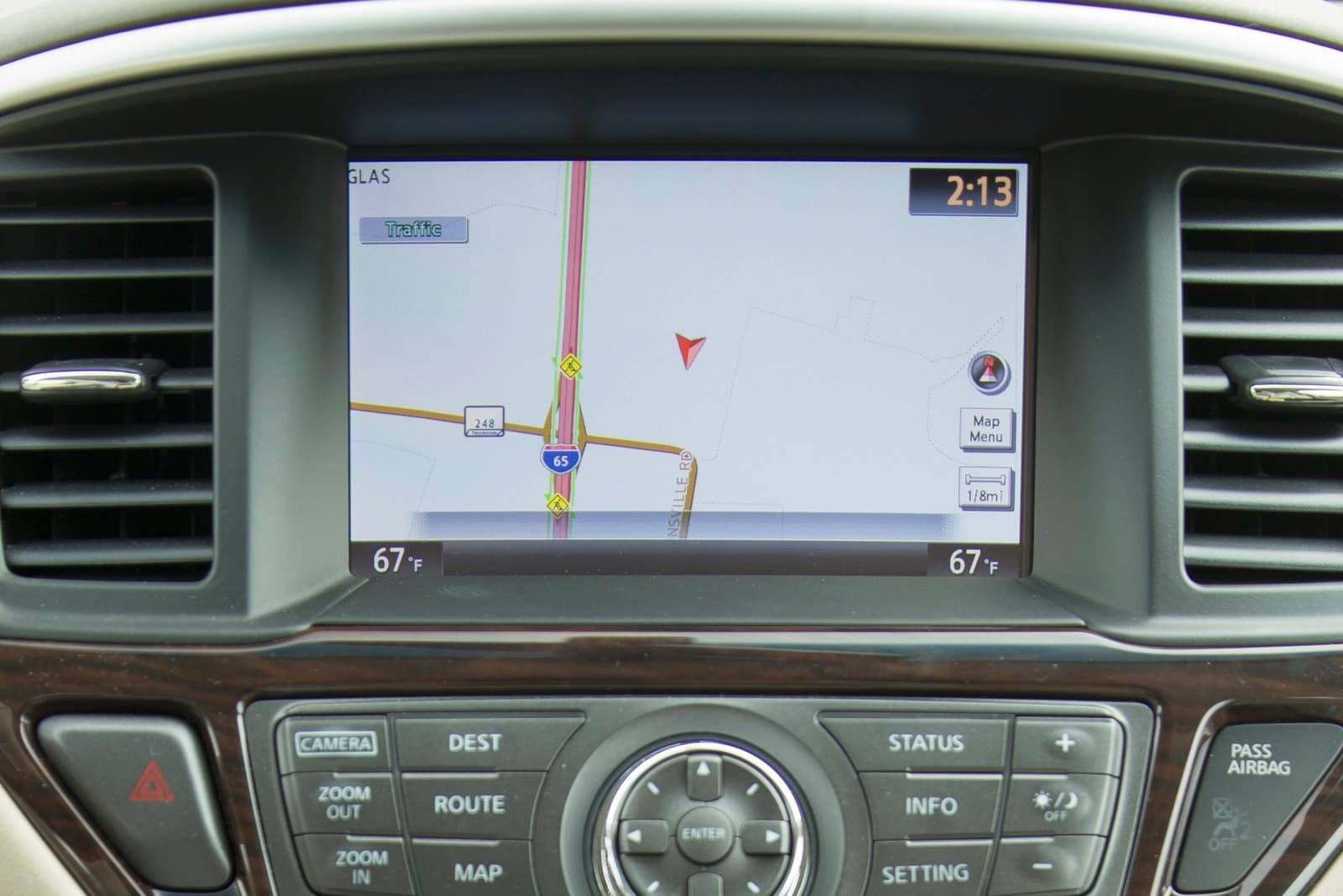 2014 Nissan Pathfinder interior NAVSYS
