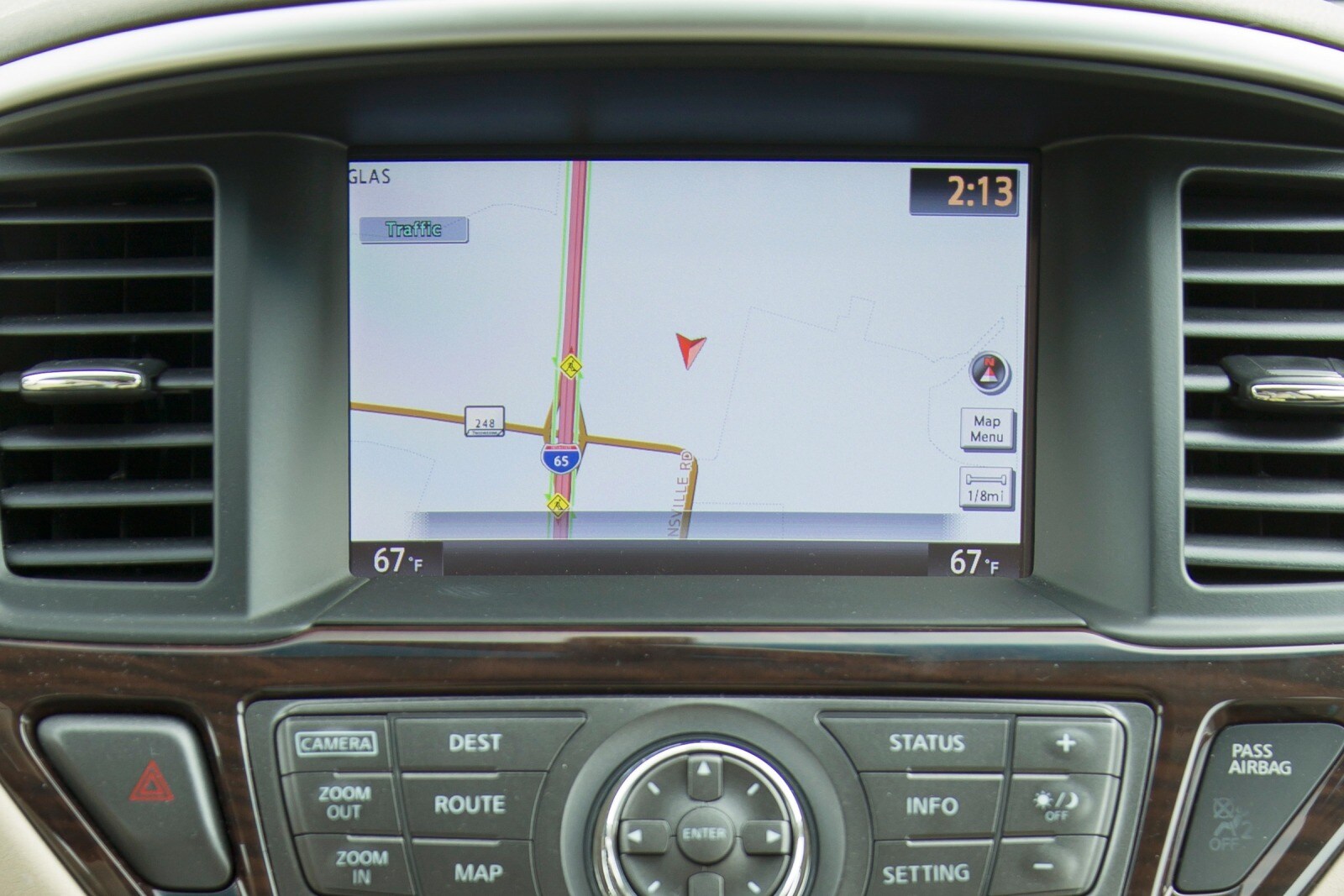 2016 Nissan Pathfinder interior NAVSYS