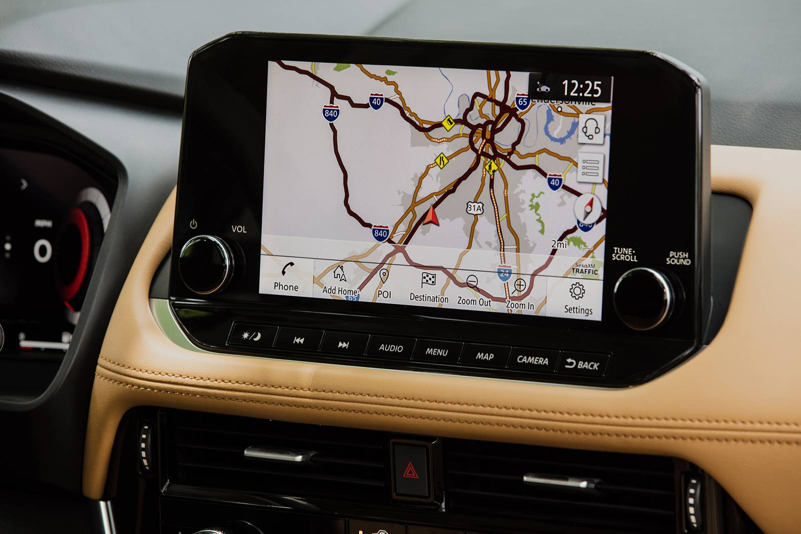 2023 Nissan Rogue interior NAVSYS