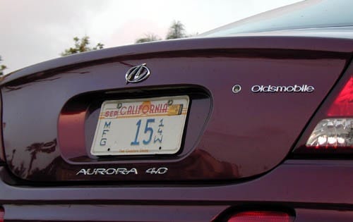 2001 Oldsmobile Aurora exterior FBDG