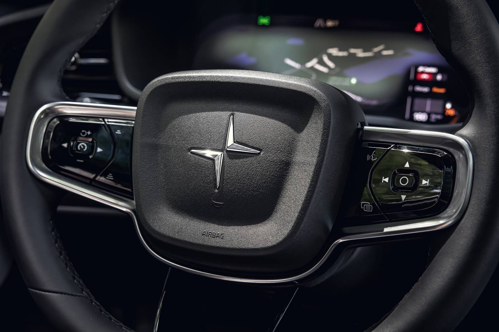 2021 Polestar 2 interior AUXCTRL