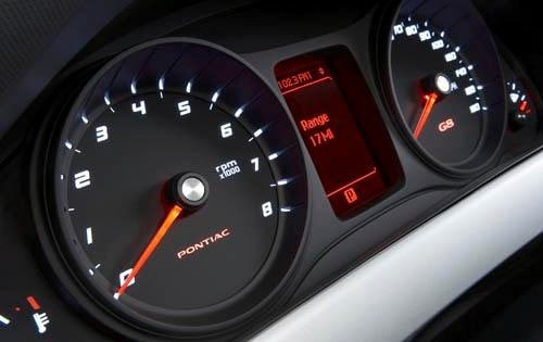 2009 Pontiac G8 interior G