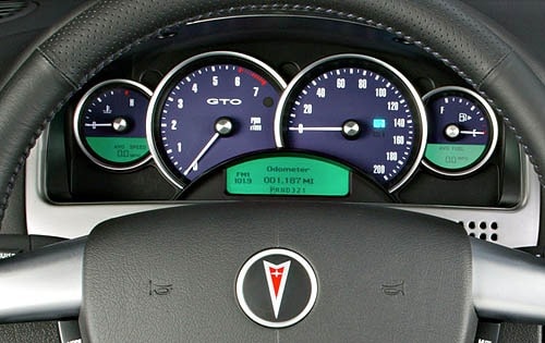 2004 Pontiac GTO interior G