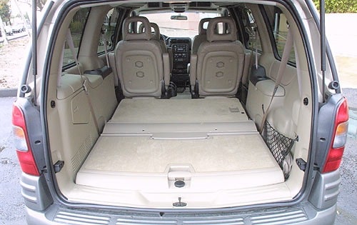 2001 Pontiac Montana interior CARGO