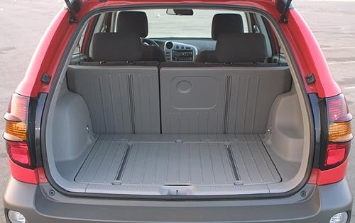 2003 Pontiac Vibe interior CARGO