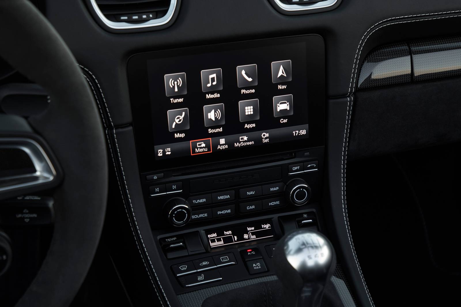 2019 Porsche 718 Boxster interior CC