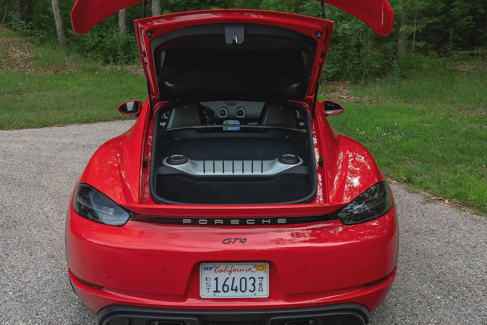 2023 Porsche 718 Cayman interior CARGO