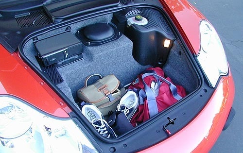 2001 Porsche 911 interior CARGO