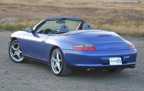 2002 Porsche 911 interior CARGO