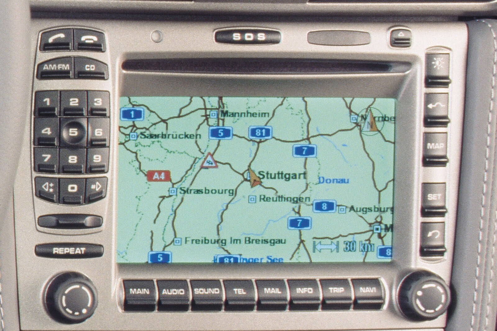 2007 Porsche 911 interior NAVSYS