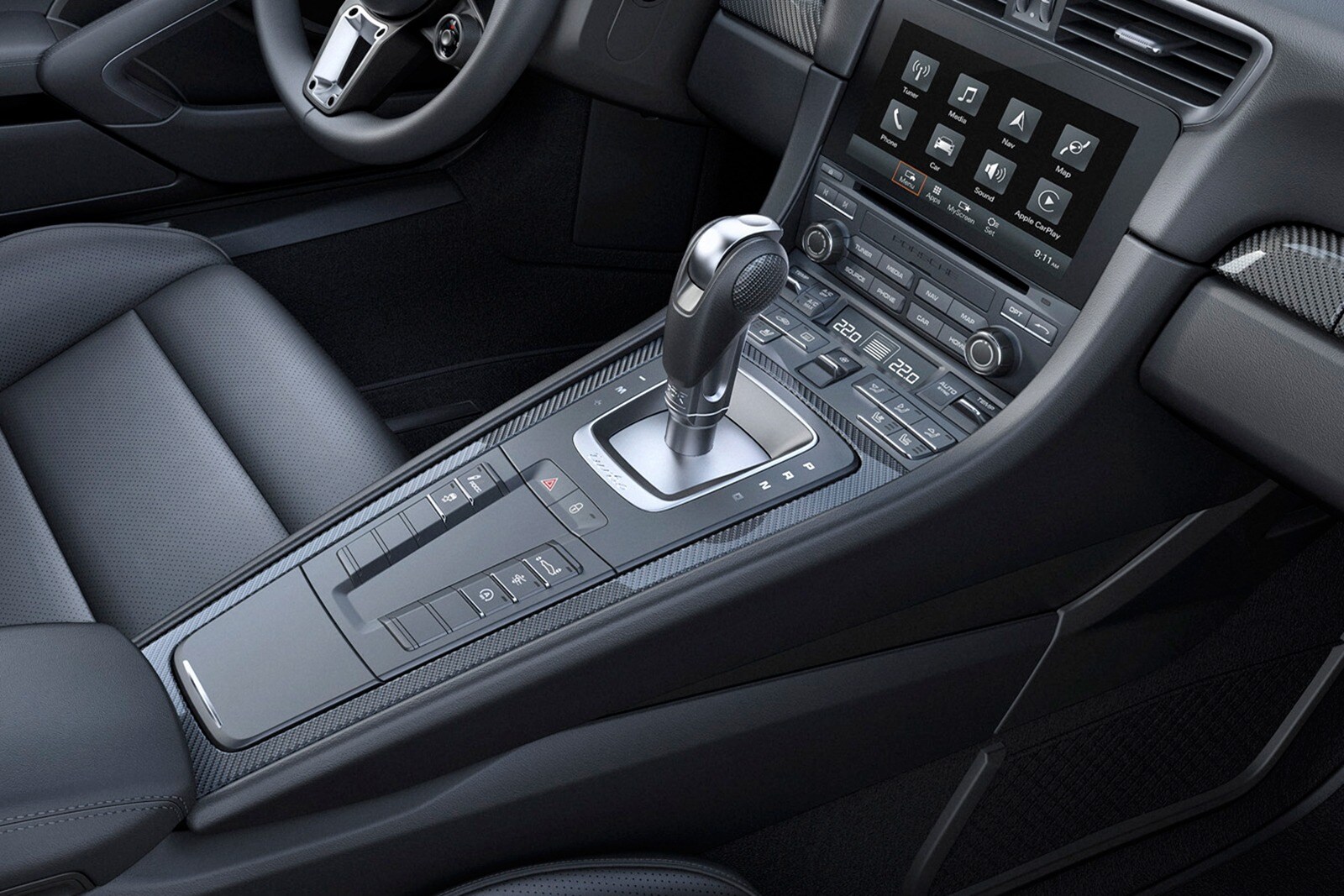 2017 Porsche 911 interior SHF