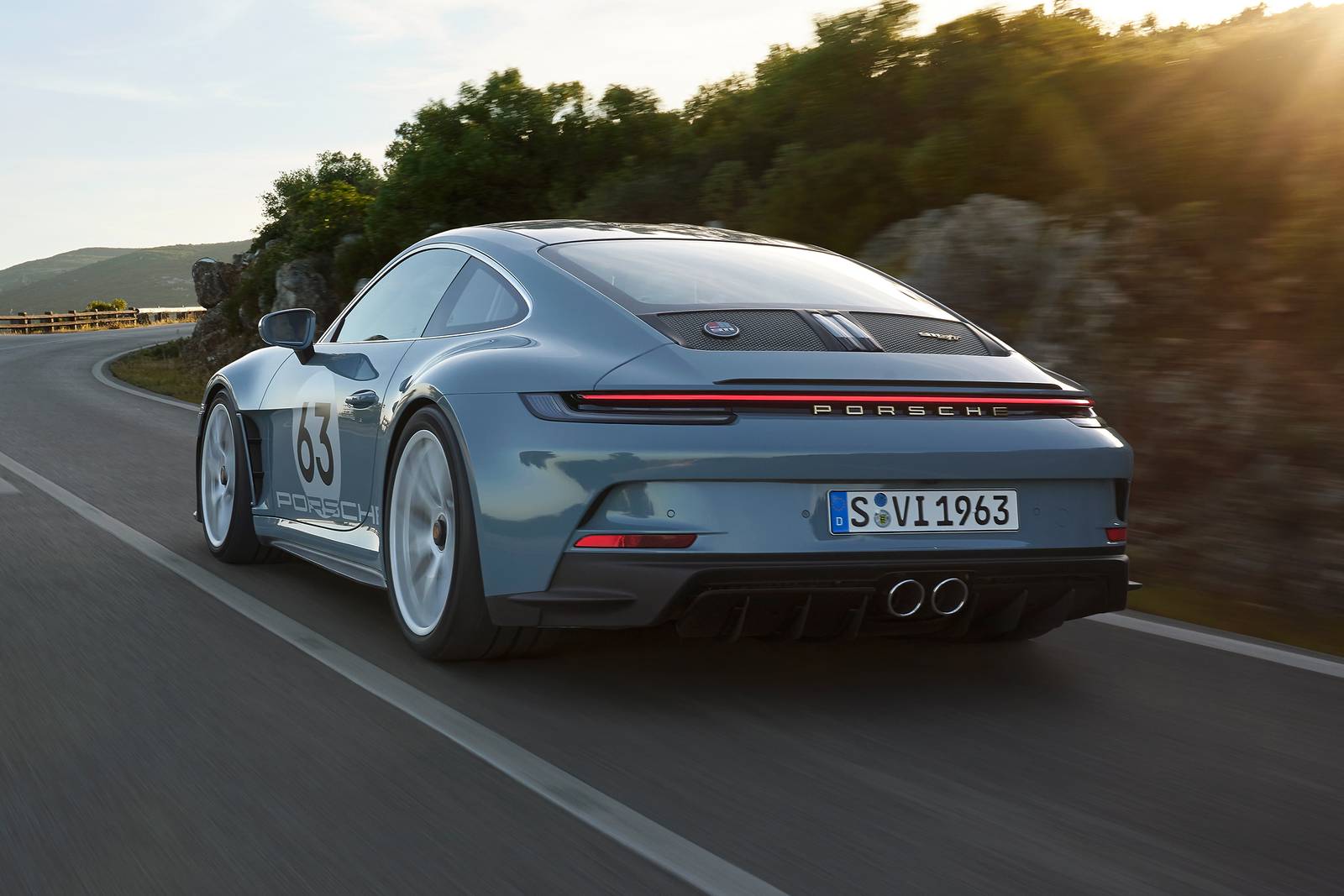2024 Porsche 911 S/T Coupe Exterior. Heritage Design Package Shown.