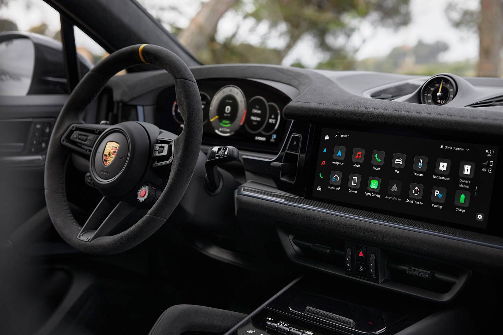 2025 Porsche Cayenne interior DETAIL