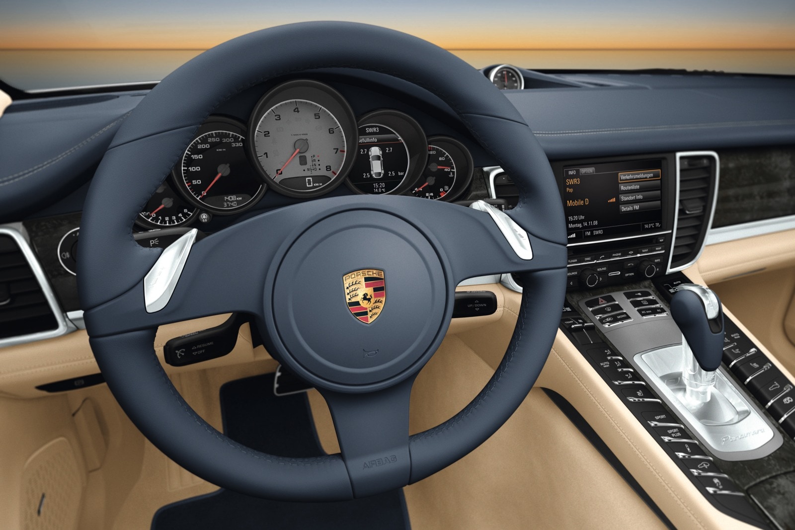 2010 Porsche Panamera interior SWD
