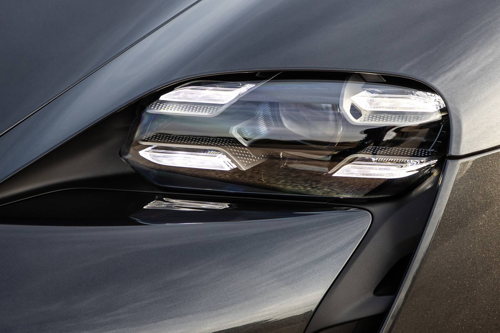 2020 Porsche Taycan front safety EDETAIL