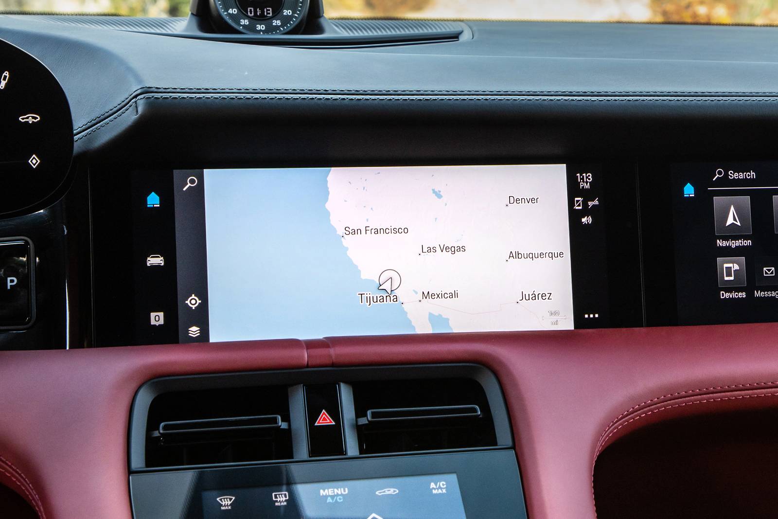 2020 Porsche Taycan interior NAVSYS
