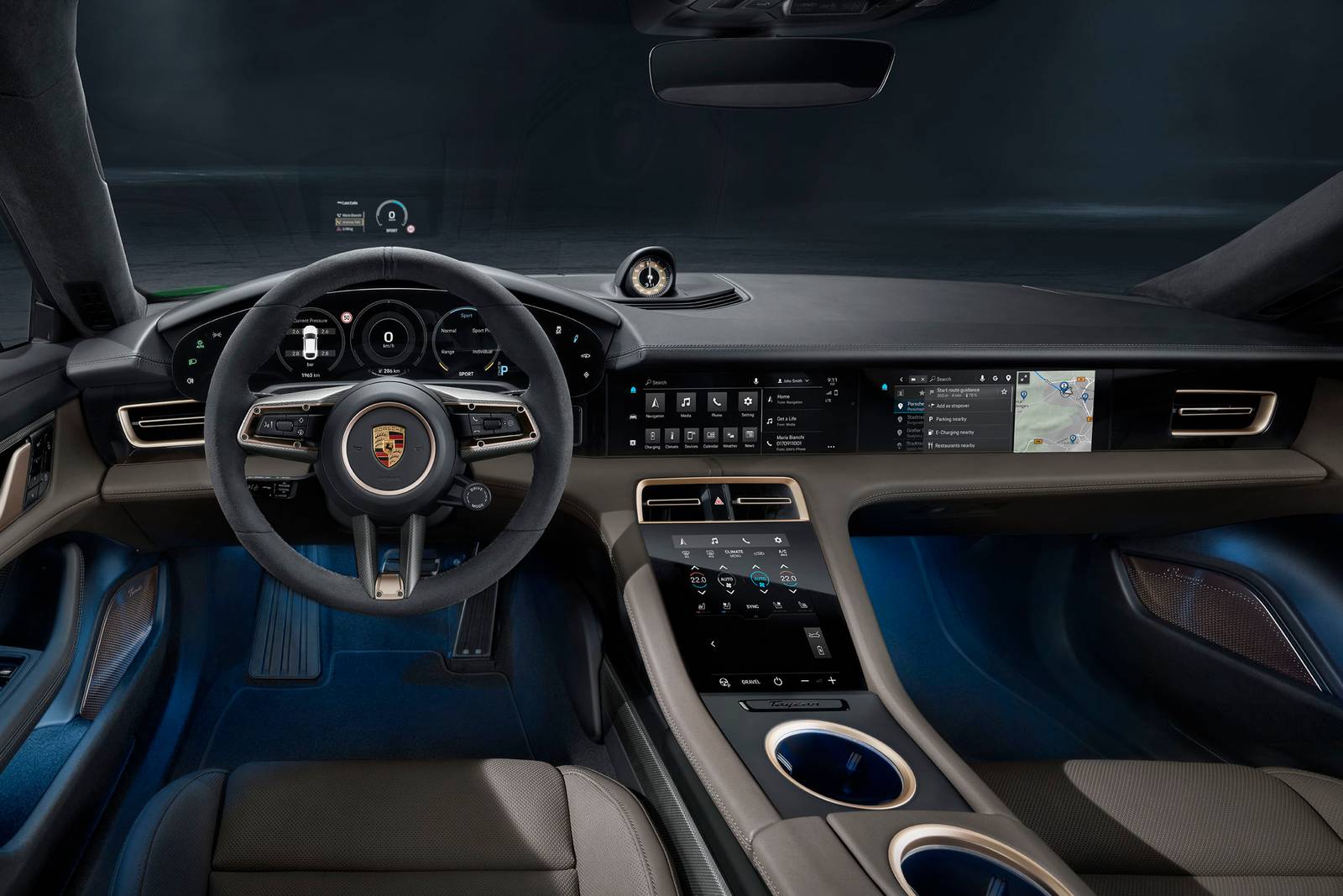 2021 Porsche Taycan interior D