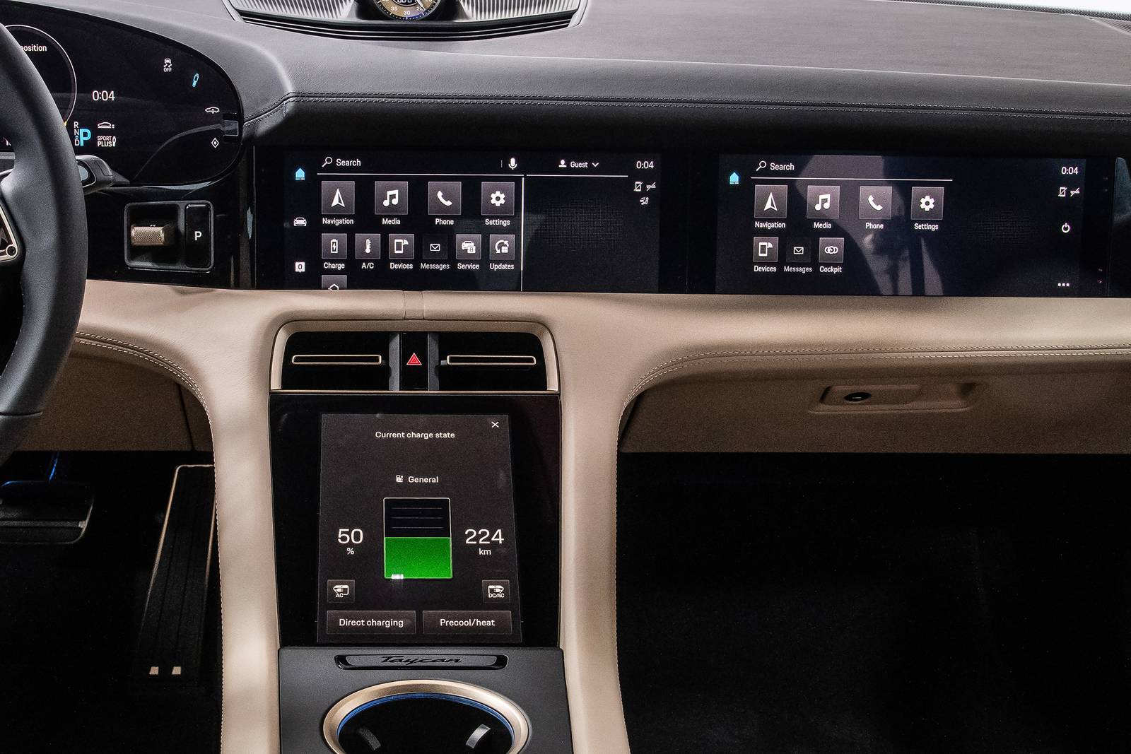 2021 Porsche Taycan front safety CC