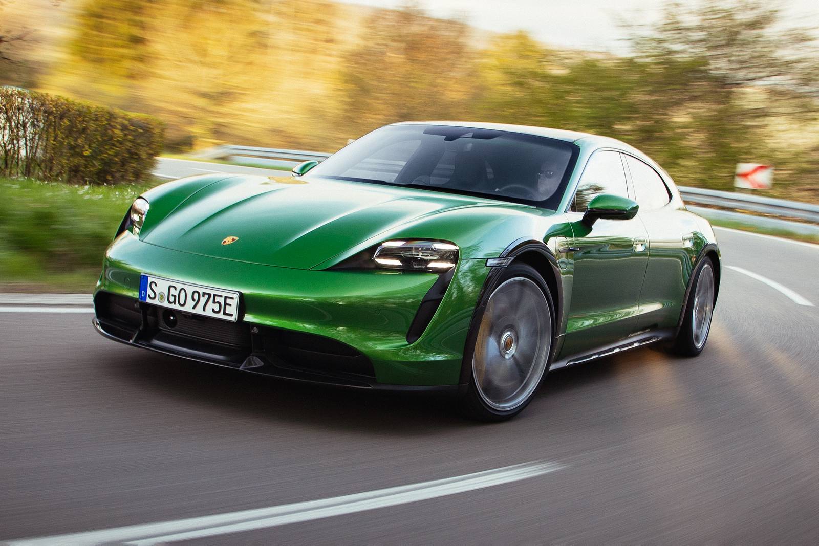 2022 Porsche Taycan Turbo S Cross Turismo Wagon Exterior Shown