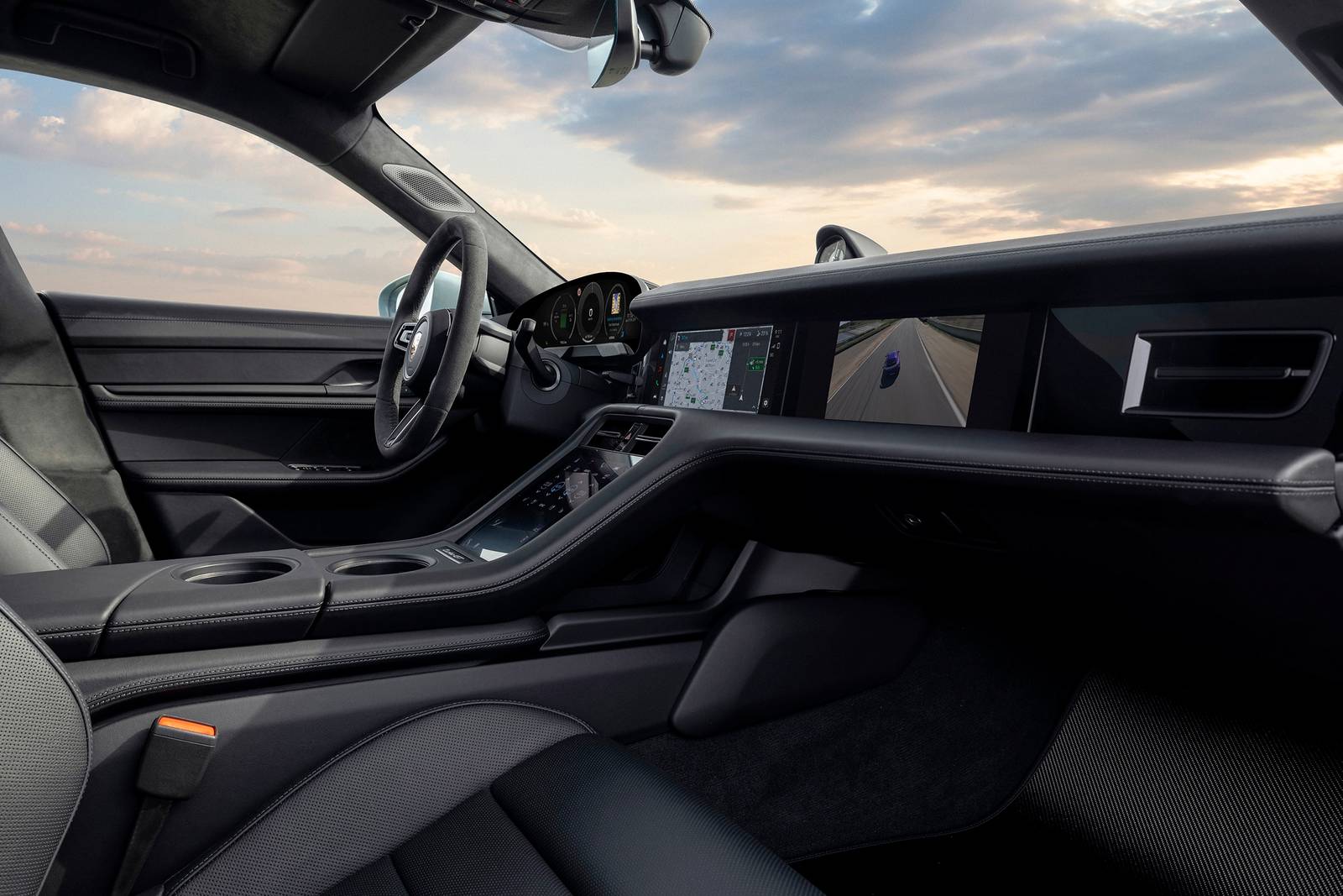2024 Porsche Taycan interior DETAIL