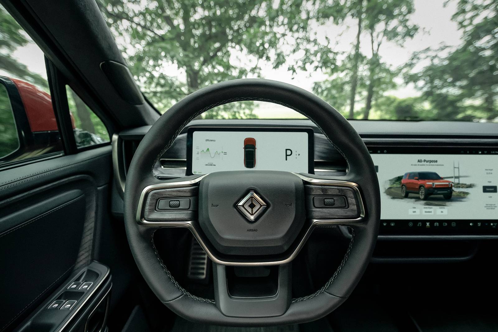 2023 Rivian R1s interior SWD