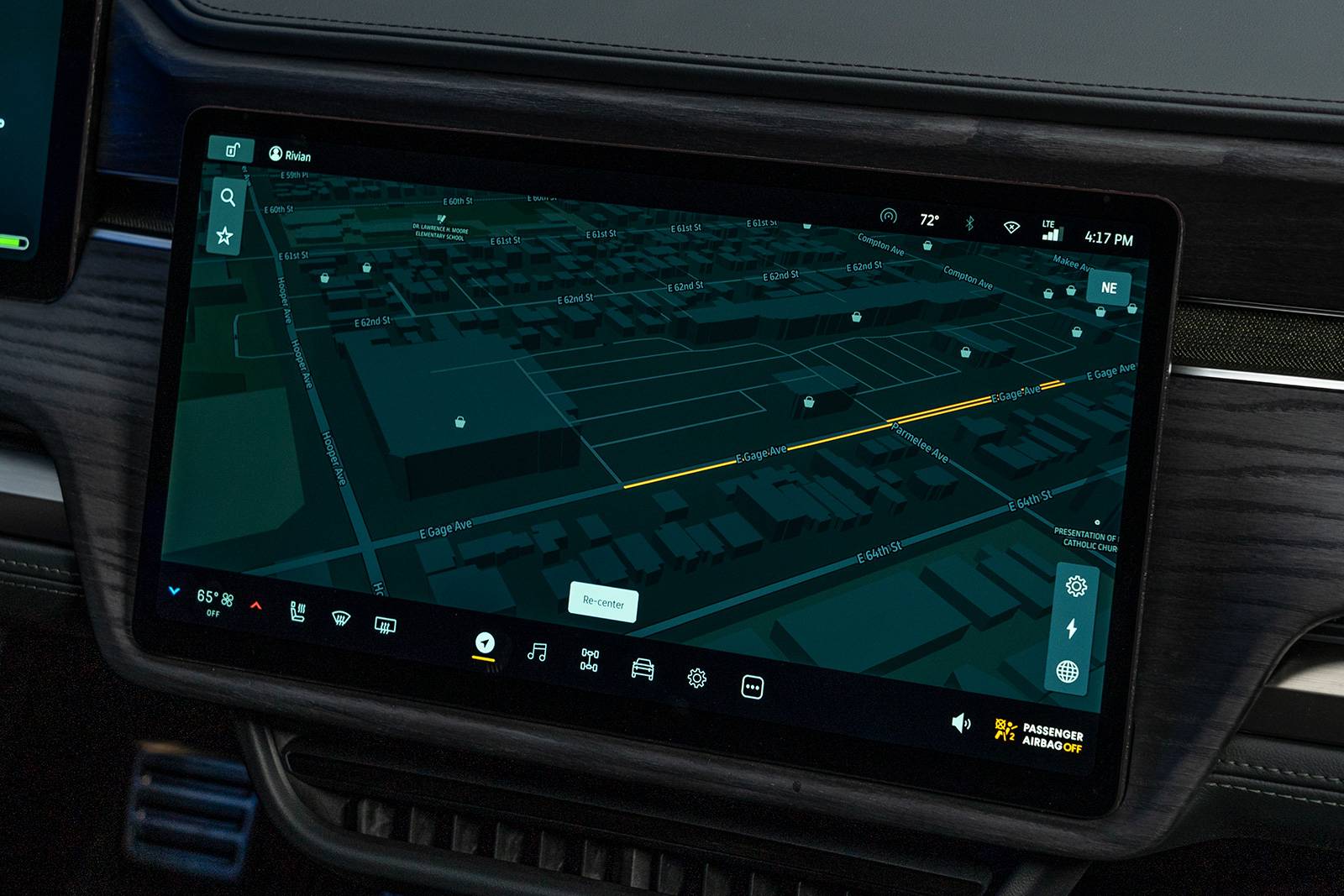 2022 Rivian R1T interior CC