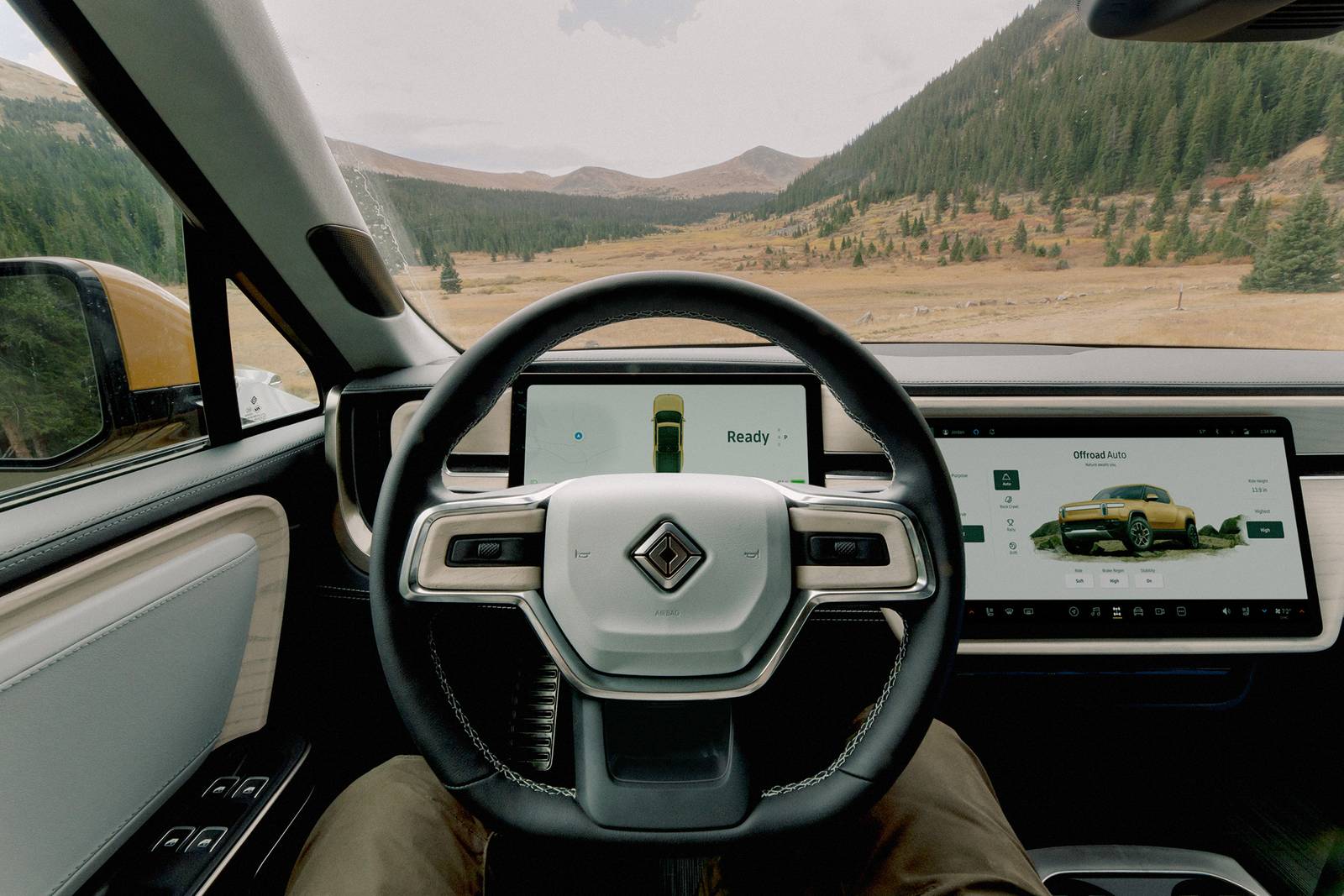 2024 Rivian R1T front safety SWD