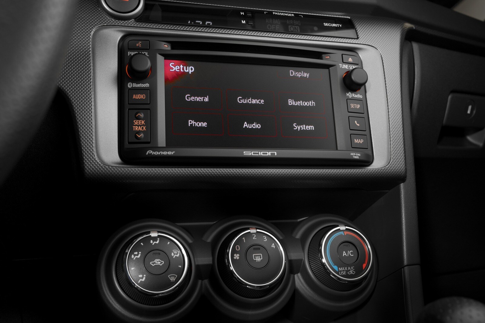 2014 Scion tC interior CC