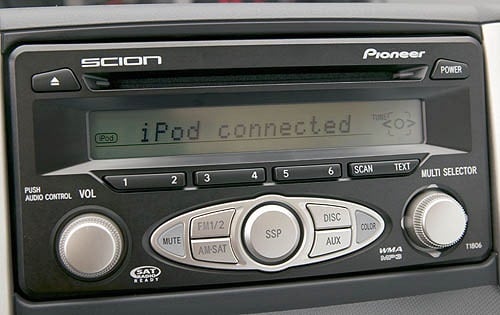 2006 Scion xA interior DETAIL