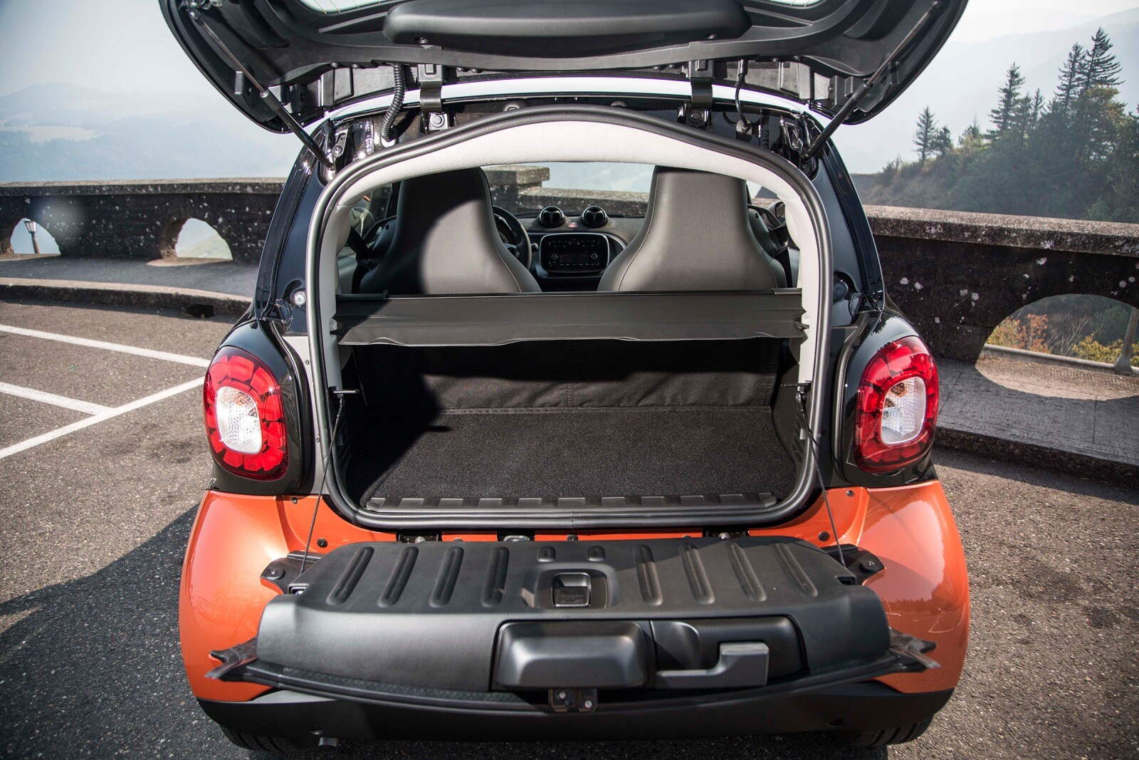 2016 smart fortwo interior CARGO