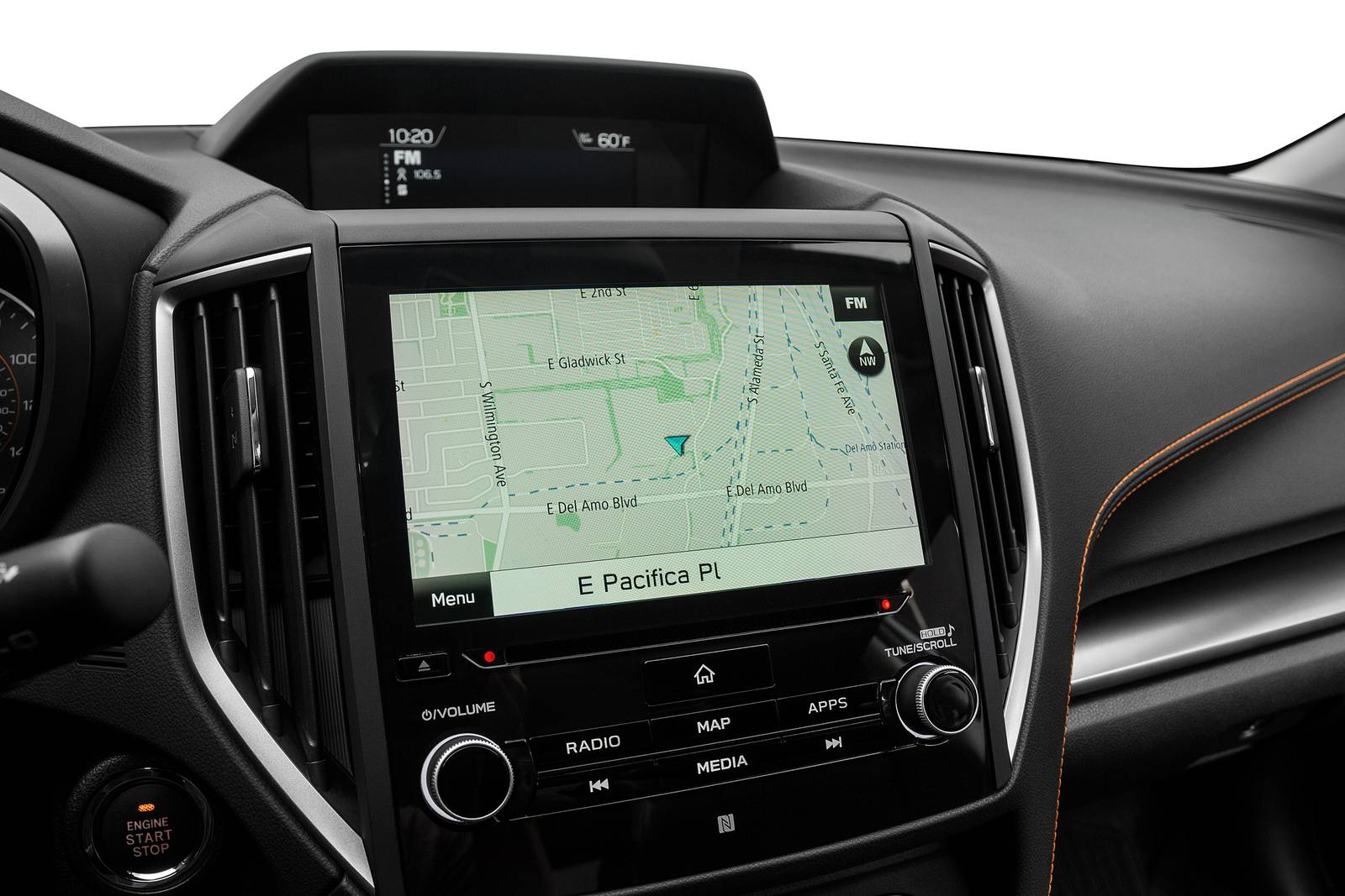 2020 Subaru Crosstrek interior NAVSYS
