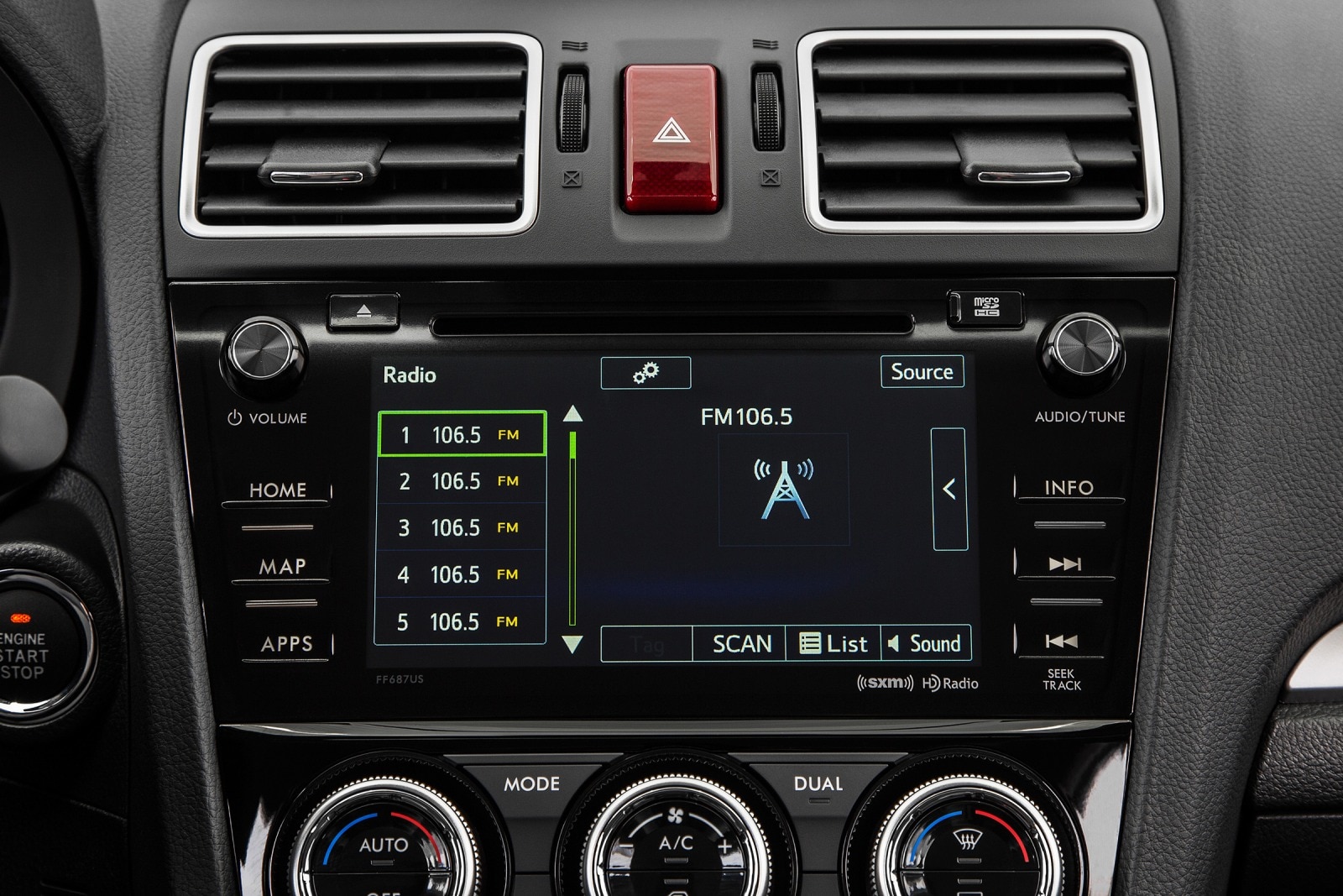 2016 Subaru Forester interior CC