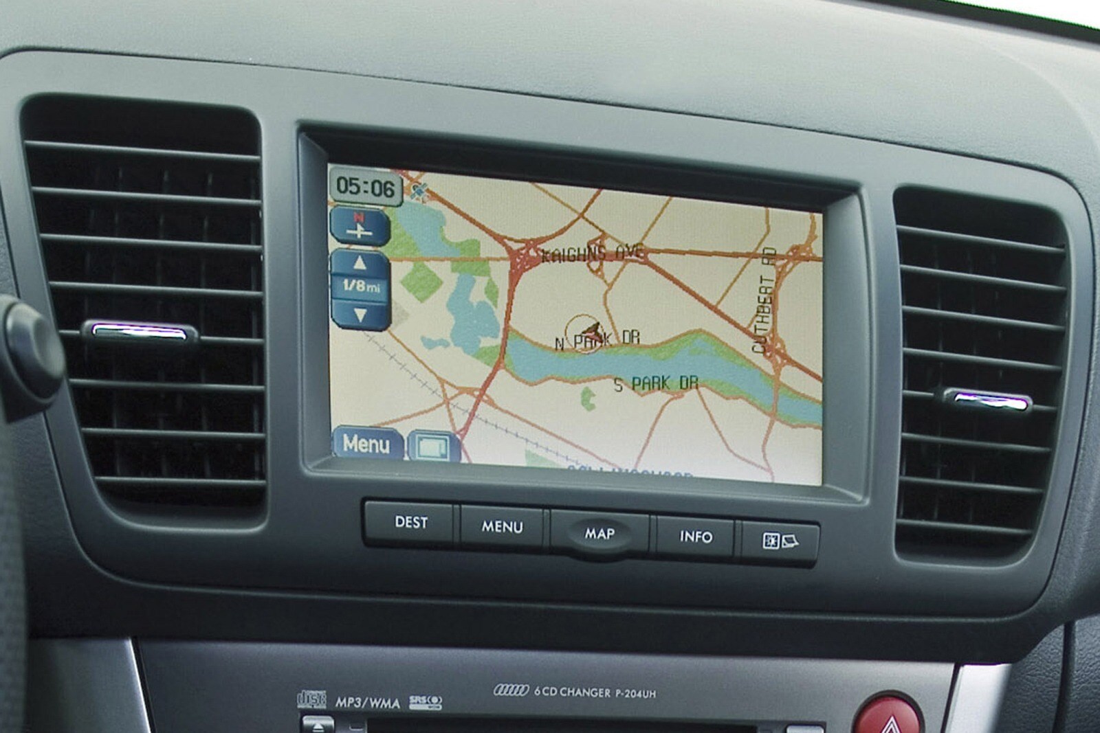 2007 Subaru Legacy interior NAVSYS