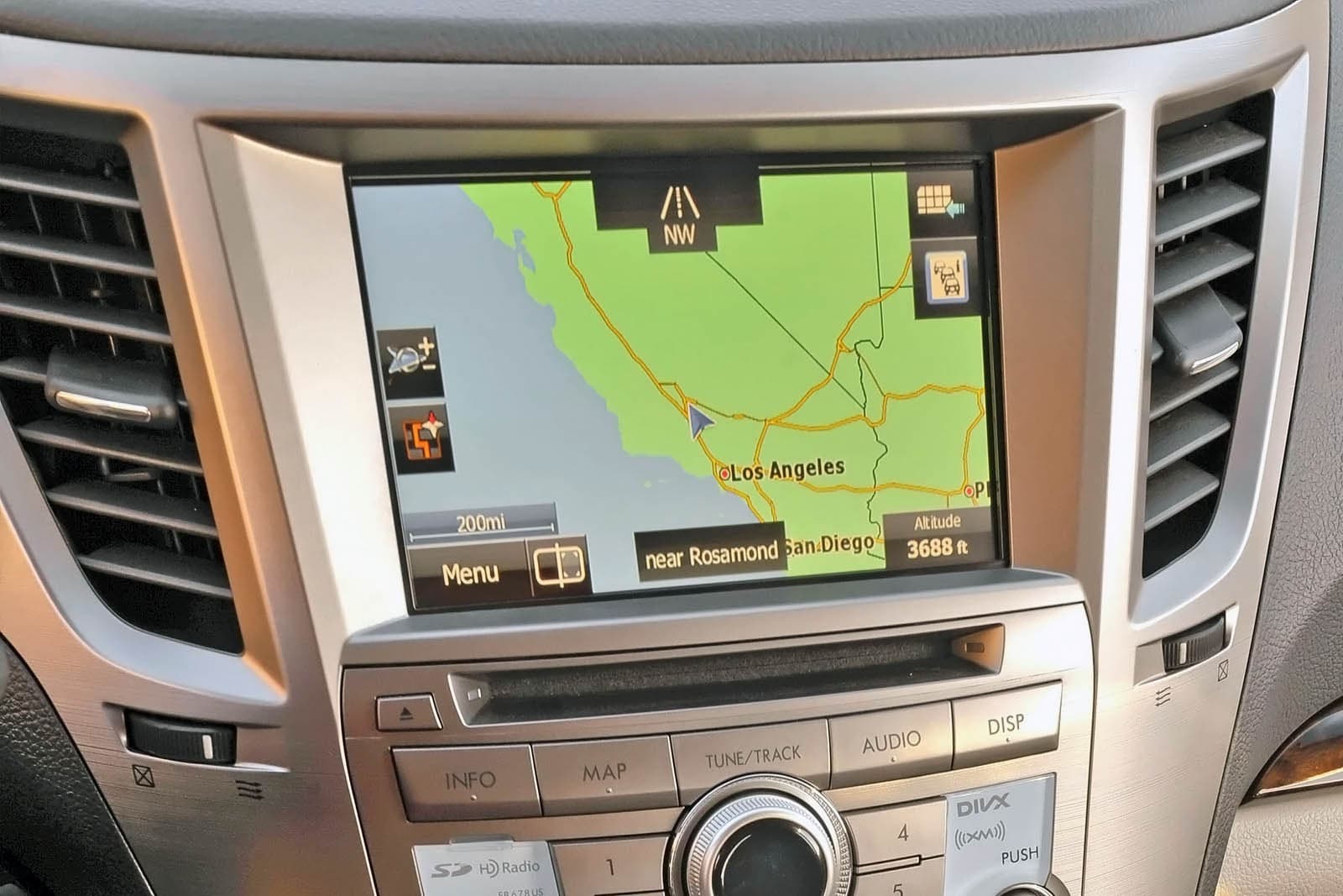2014 Subaru Legacy interior NAVSYS