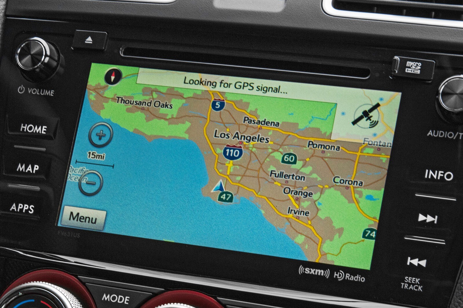 2016 Subaru Wrx interior NAVSYS