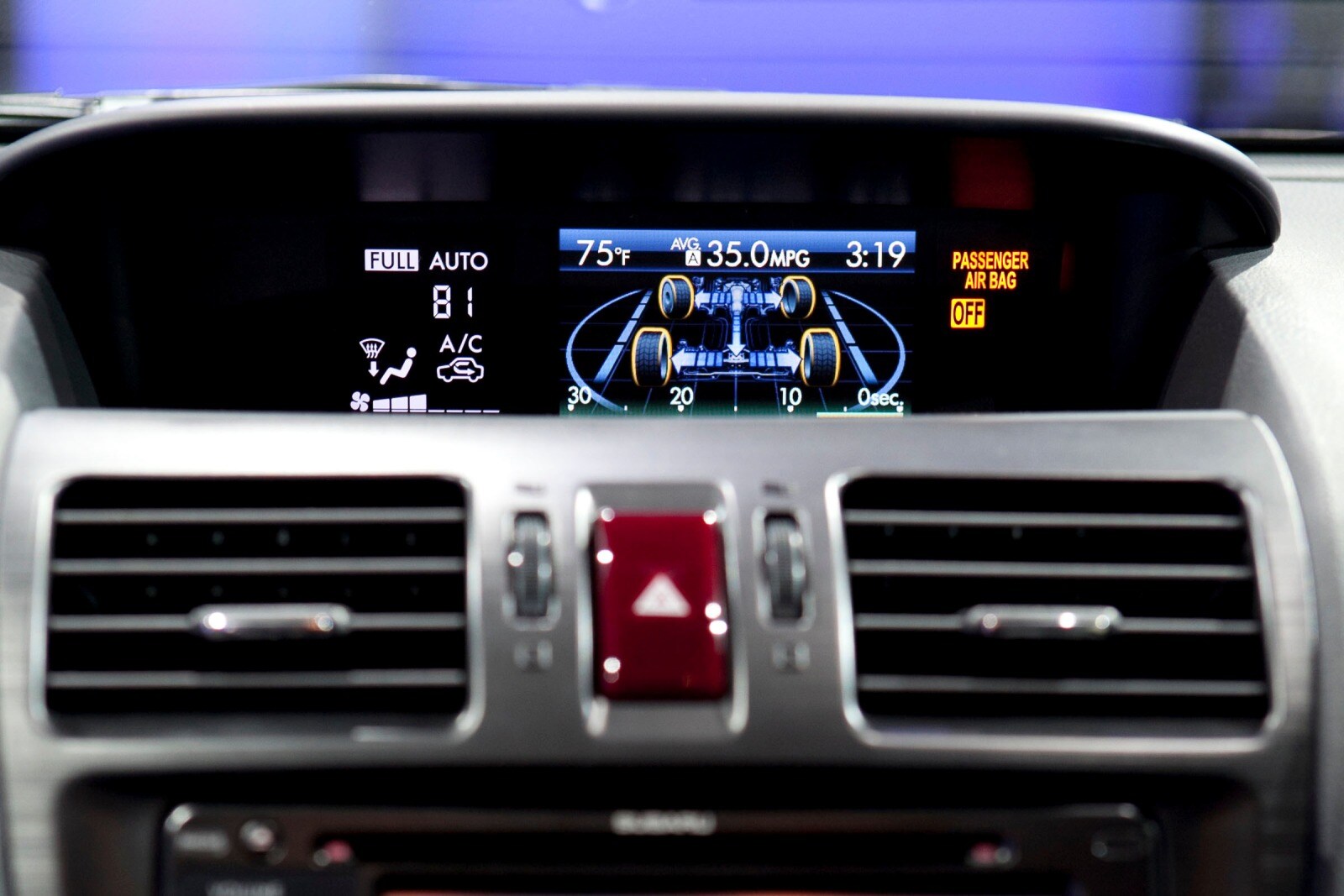 2014 Subaru XV Crosstrek interior CC