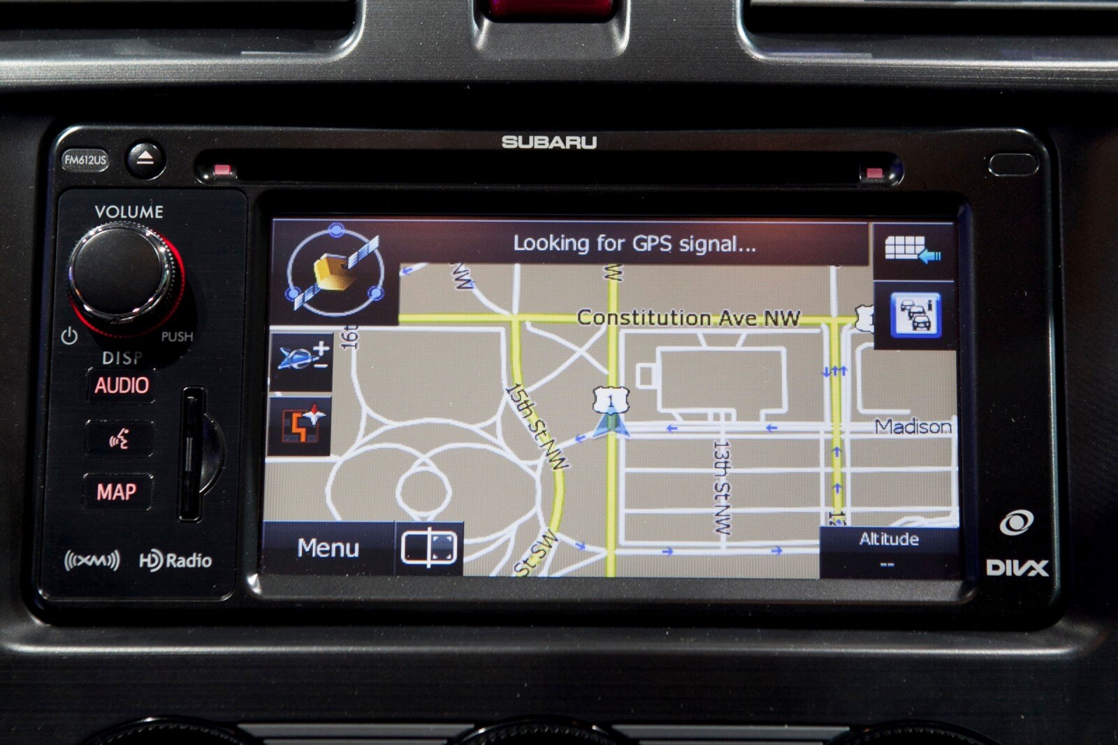 2014 Subaru XV Crosstrek interior NAVSYS