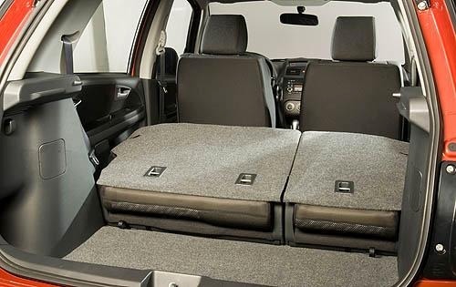 2008 Suzuki SX4 interior CARGO
