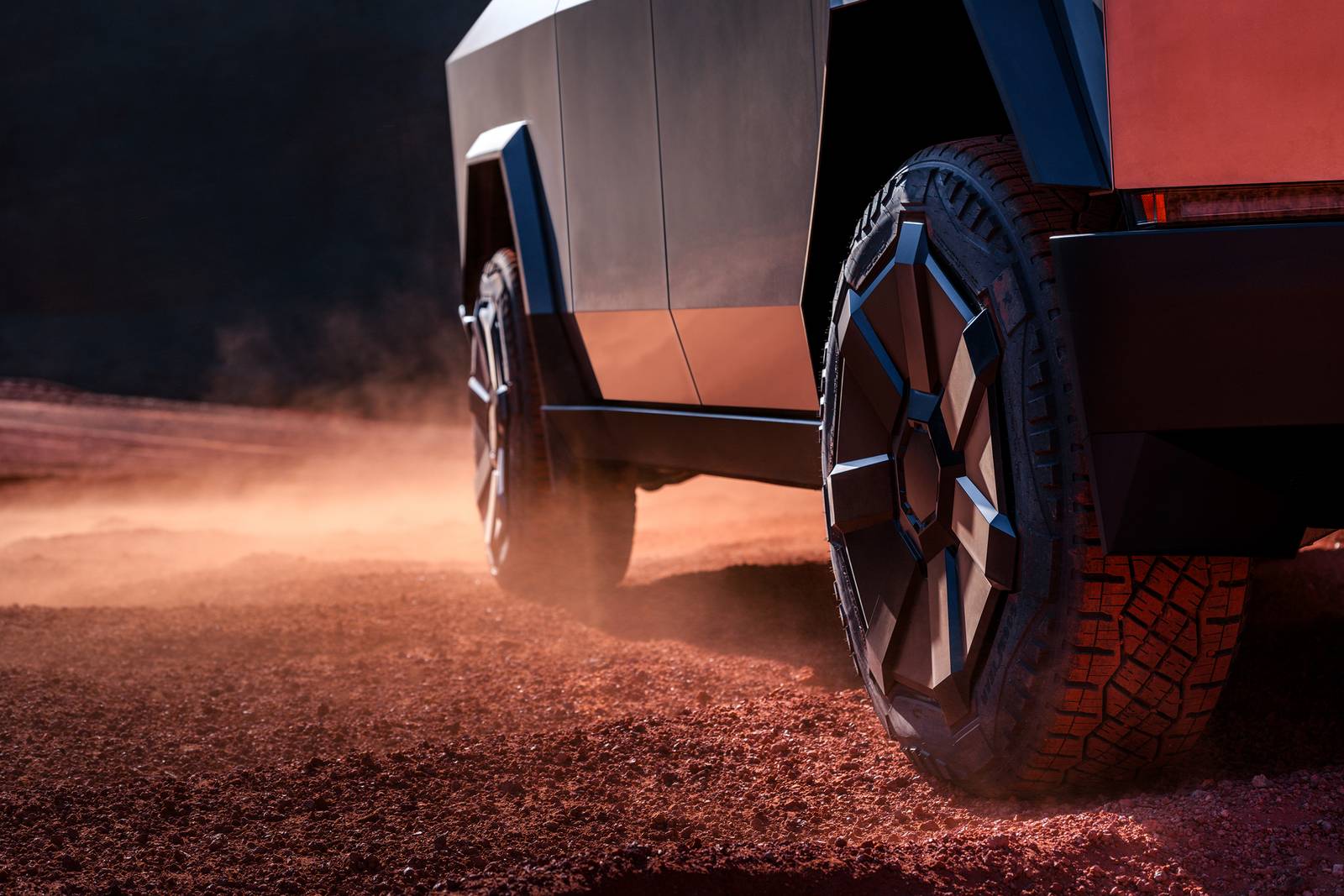 2026 Tesla Cybertruck exterior EDETAIL