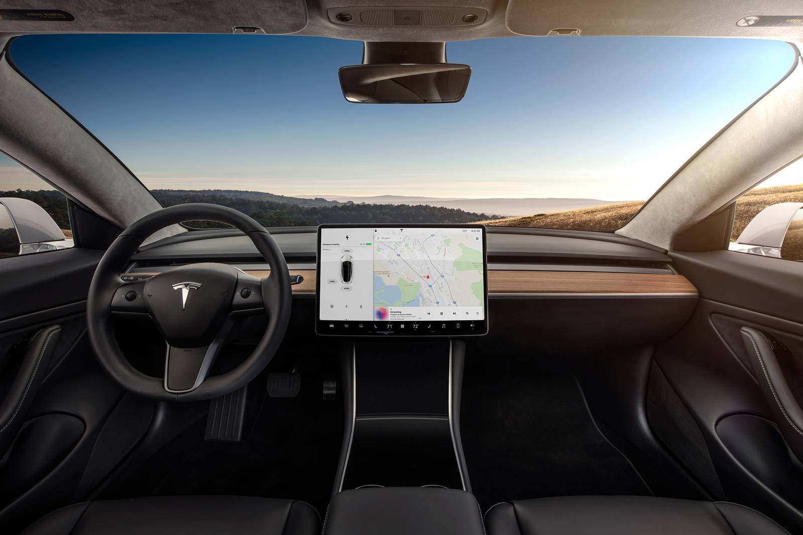2017 Tesla Model 3 interior D