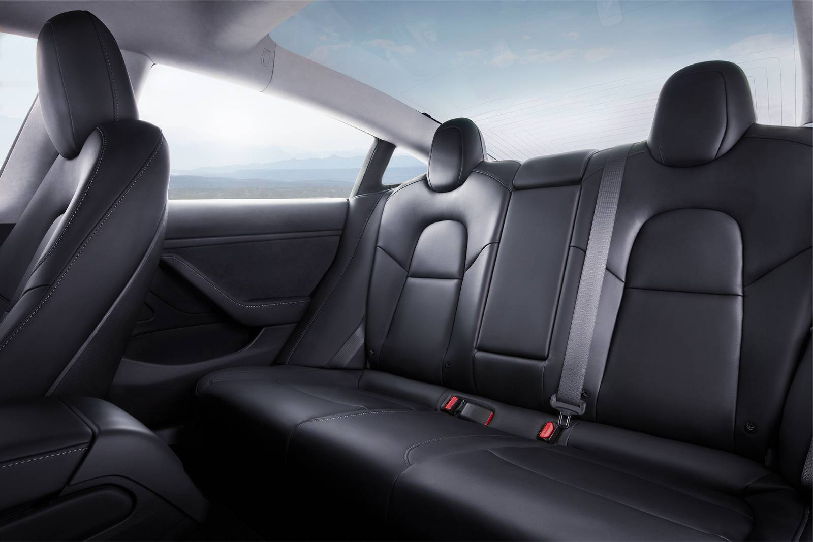 2017 Tesla Model 3 interior RI