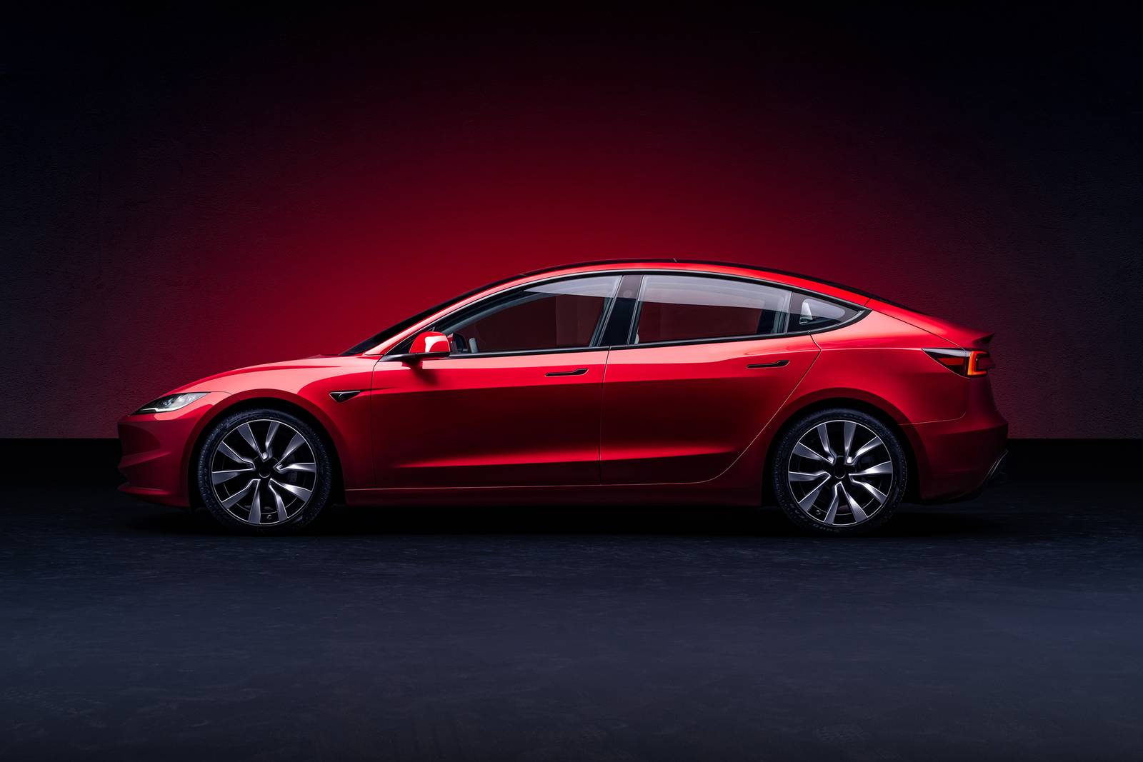 2025 Tesla Model 3 Long Range Sedan Profile