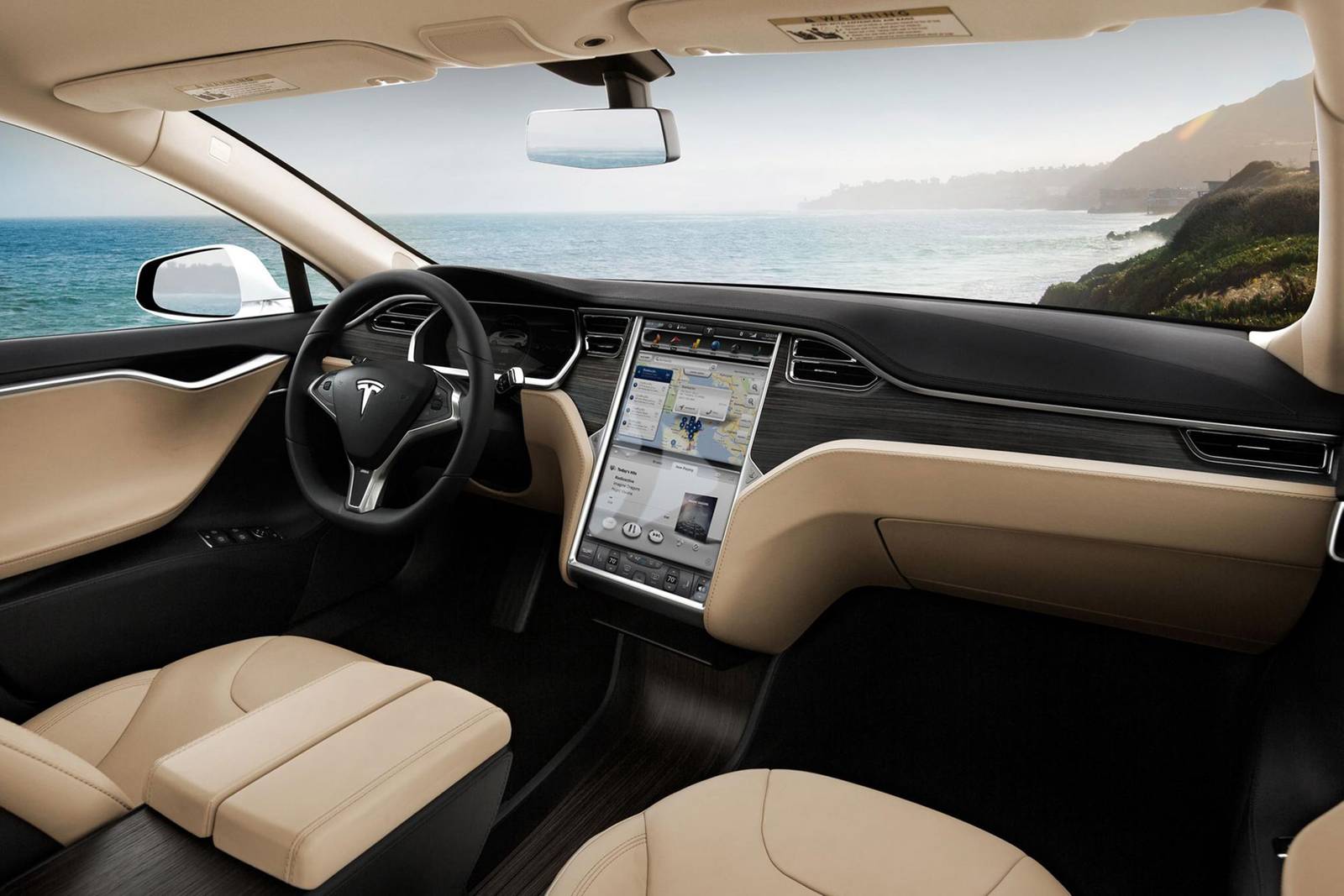 2012 Tesla Model S interior D