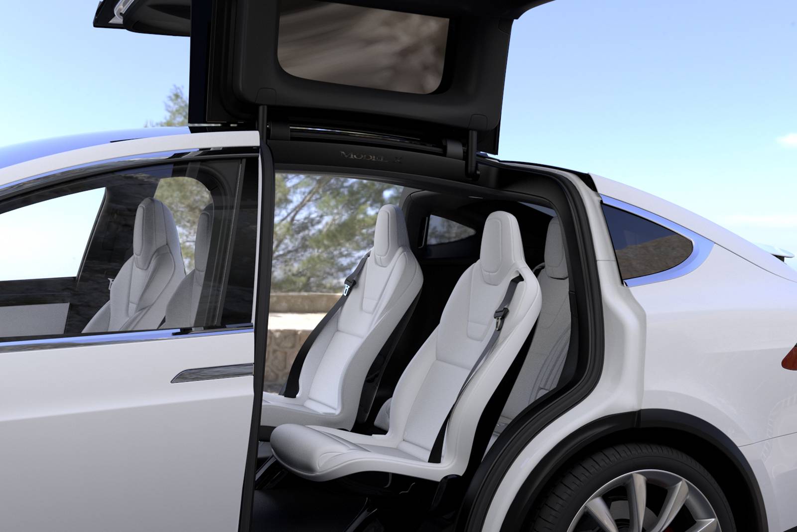 2018 Tesla Model X interior RI
