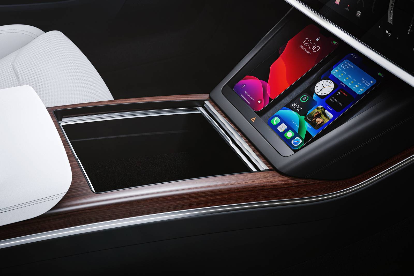 2020 Tesla Model X interior DETAIL