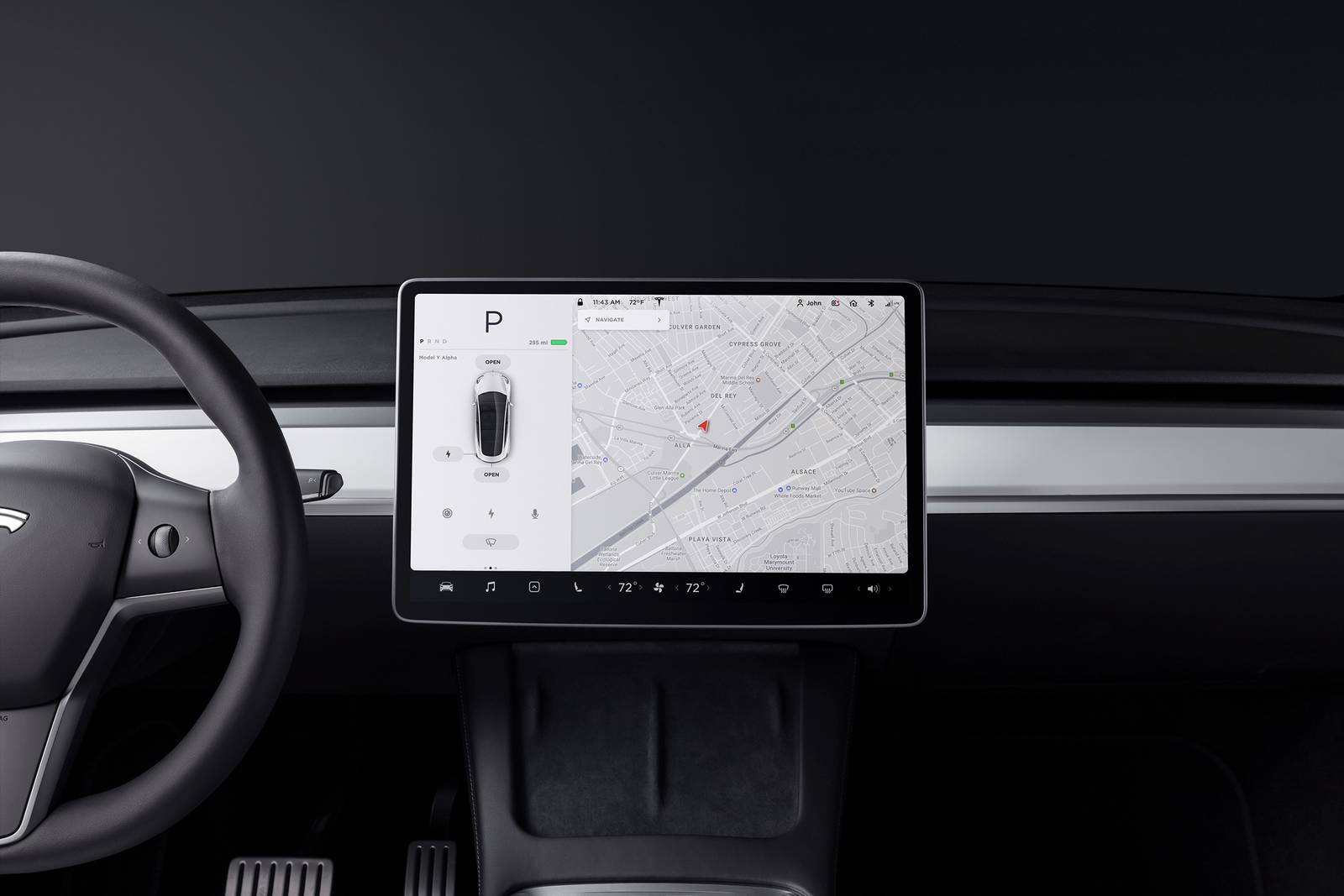 2025 Tesla Model Y interior CC