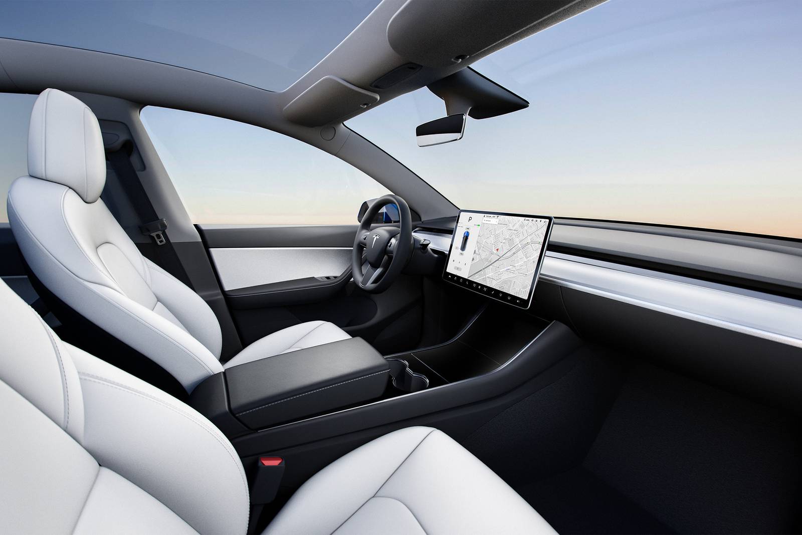 2025 Tesla Model Y interior D