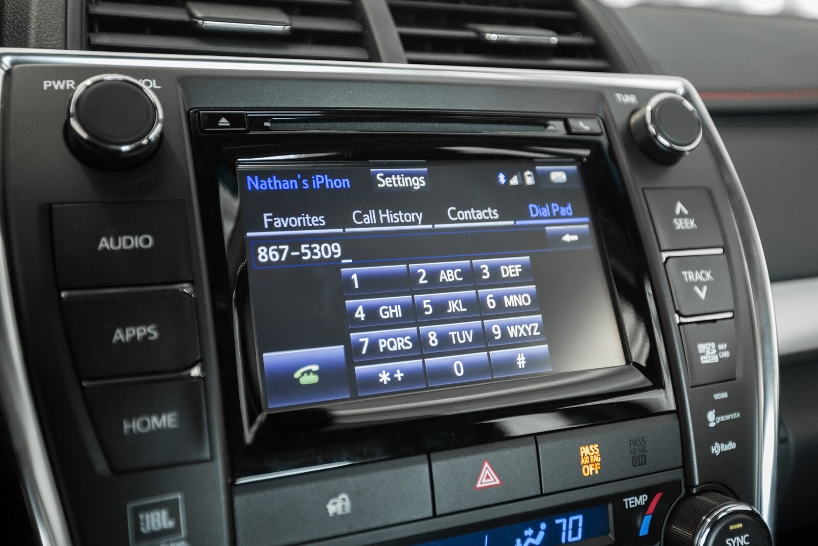 2016 Toyota Camry front safety CC